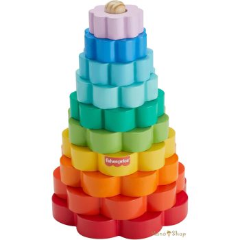 Fisher-Price - Wood fa Gyűrűpiramis