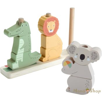 Fisher-Price - Wood fa Állatos rakosgató