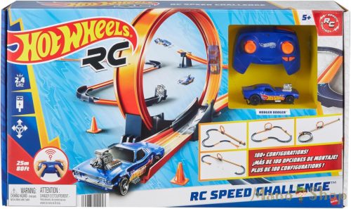 Hot Wheels RC Speed Challenge pálya távirányítós kisautóval