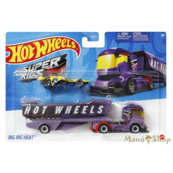 Hot Wheels - Big Rig Heat - Utánfutós kisautó