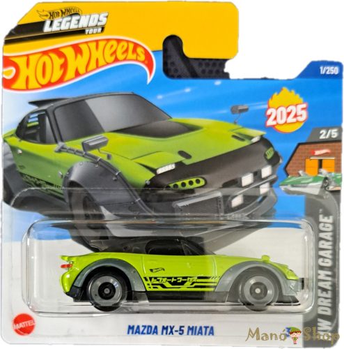 Hot Wheels - HW Dream Garage - Mazda MX-5 Miata "sérült csomagolás"