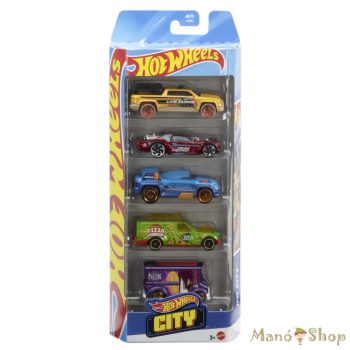 Hot Wheels - HW City 5 db-os autó készlet