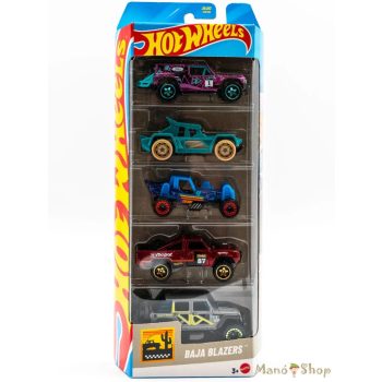Hot Wheels - Baja Blazers - 5 db-os autó készlet
