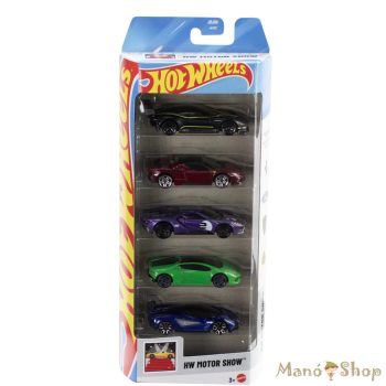 Hot Wheels - HW Motor Show - 5 db-os autó készlet
