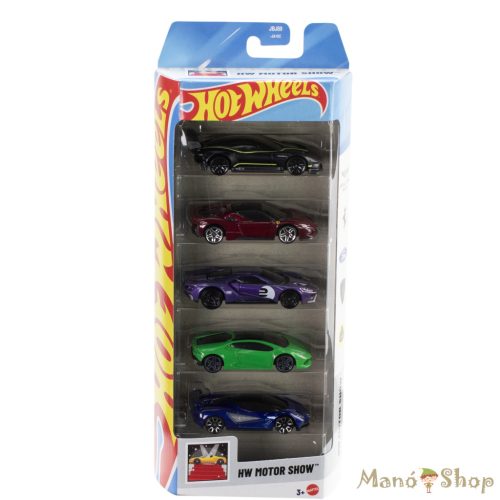 Hot Wheels - HW Motor Show - 5 db-os autó készlet