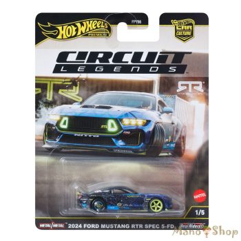   Hot Wheels Premium - Circuit Legends - 2024 Ford Mustang RTR Spec 5-FD
