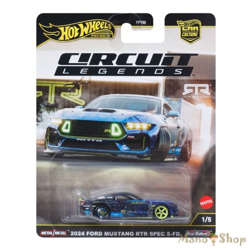 Hot Wheels Premium - Circuit Legends - 2024 Ford Mustang RTR Spec 5-FD