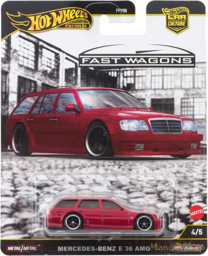 Hot Wheels Premium - Fast Wagons - Mercedes-Benz E 36 AMG