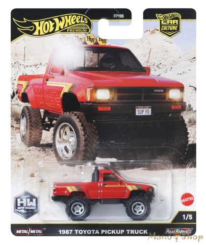 Hot Wheels Premium - Car Culture - Off Road - 1987 Toyota Pickup Truck
