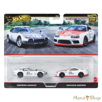   Hot Wheels Premium - Car Culture 2 db -os Pack - Toyota 2000GT & Toyota Supra