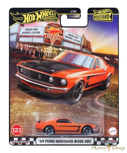 Hot Wheels Premium - Boulevard - '69 Ford Mustang Boss 302 (123)