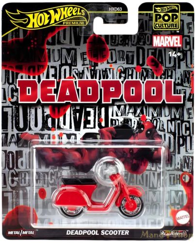 Hot Wheels Premium - Pop Culture - Deadpool Scooter