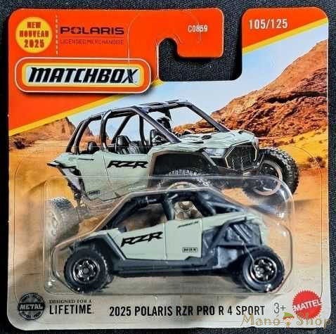 Matchbox - 2025 Polaris RZR Pro R 4 Sport