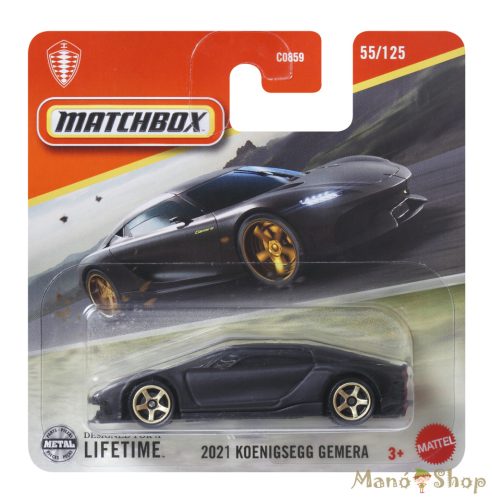 Matchbox: 2023 Koenigsegg Gemera (sérült csomagolás)
