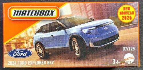 Matchbox - 2024 Ford Explorer BEV - kisautó papírdobozban