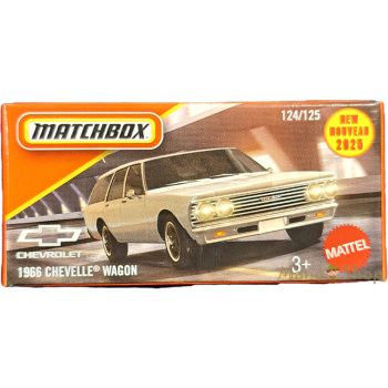 Matchbox - 1966 Chevelle Wagon - kisautó papírcsomagban
