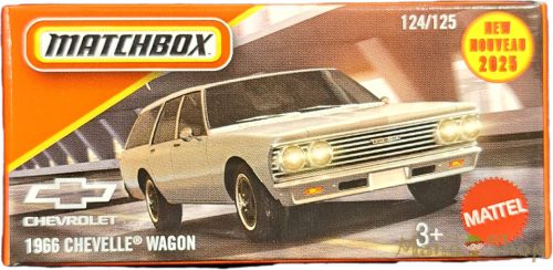 Matchbox - 1966 Chevelle Wagon - kisautó papírcsomagban