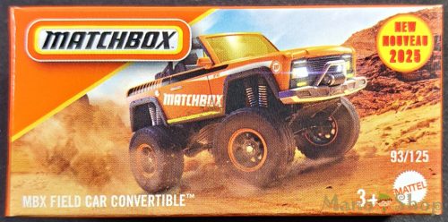 Matchbox - MBX Field Car Convertible - kisautó papírdobozban