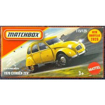 Matchbox - 1970 Citroen 2CV - kisautó papírcsomagban