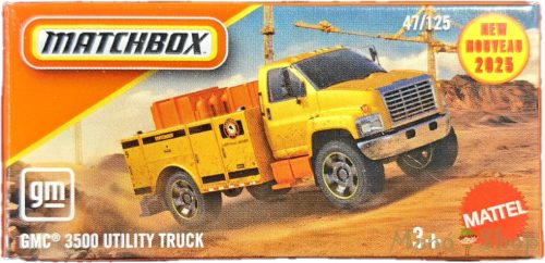 Matchbox - GMC 3500 Utility Truck - kisautó papírcsomagban