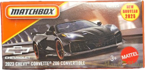 Matchbox - 2023 Chevy Corvette Z06 Convertible - kisautó papírcsomagban