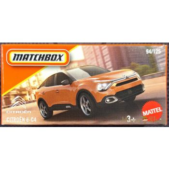Matchbox - Citroen e-C4 - Kisautó papírcsomagban