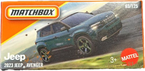 Matchbox - 2023 Jeep Avenger - kisautó papírcsomagban
