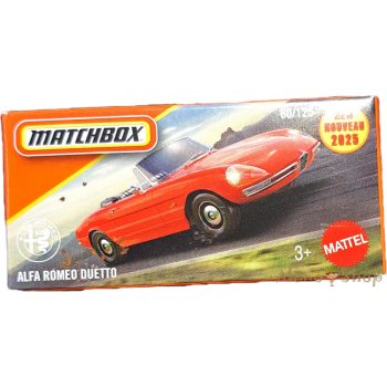 Matchbox - Alfa Romeo Duetto - kisautó papírcsomagban