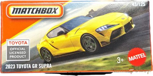 Matchbox - 2023 Toyota GR Supra - kisautó papírcsomagban