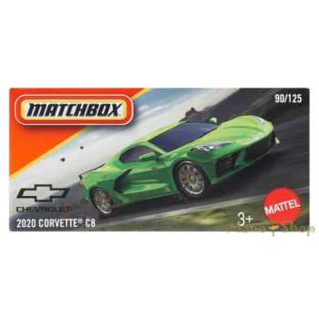 Matchbox - 2020 Corvette C8 - kisautó papírcsomagban