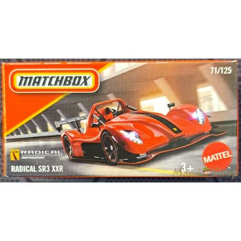 Matchbox - Radical SR3 XXR - kisautó papírcsomagban