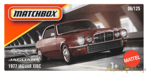 Matchbox - 1977 Jaguar XJ6C - kisautó papírcsomagban