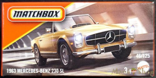 Matchbox - 1963 Mercedes-Benz 230 SL - kisautó papírdobozban