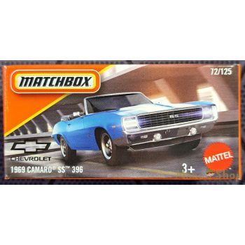 Matchbox - 1969 Camaro SS 396 - Kisautó papírcsomagban