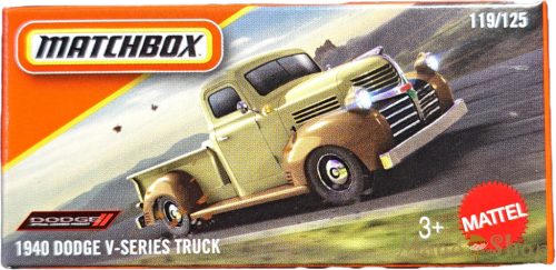 Matchbox - 1940 Dodge V-Series Truck - kisautó papírcsomagban