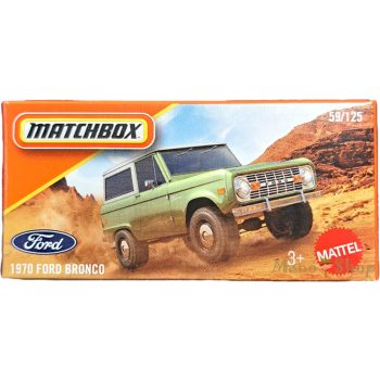 Matchbox - 1970 Ford Bronco - kisautó papírcsomagban