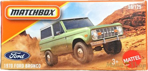 Matchbox - 1970 Ford Bronco - kisautó papírcsomagban