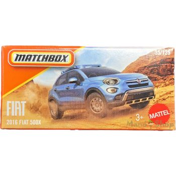 Matchbox - 2016 Fiat 500X - kisautó papírcsomagban