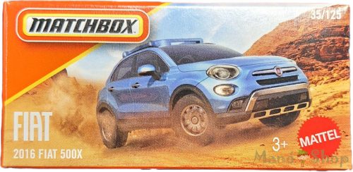 Matchbox - 2016 Fiat 500X - kisautó papírcsomagban