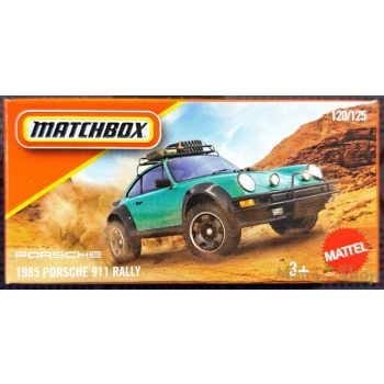 Matchbox - 1985 Porsche 911 Rally - Kisautó papírcsomagban
