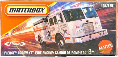 Matchbox - Pierce Arrow XT Fire Engine - kisautó papírcsomagban
