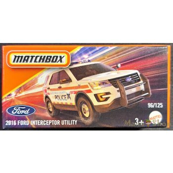   Matchbox - 2016 Ford Interceptor Utility - kisautó papírdobozban