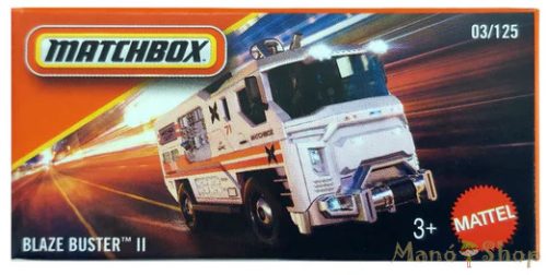 Matchbox - Blaze Buster II - kisautó papírcsomagban