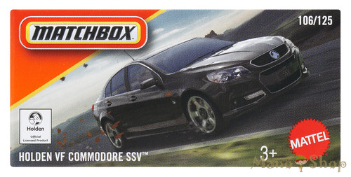 Matchbox - Holden VF Commodore SSV - kisautó papírcsomagban