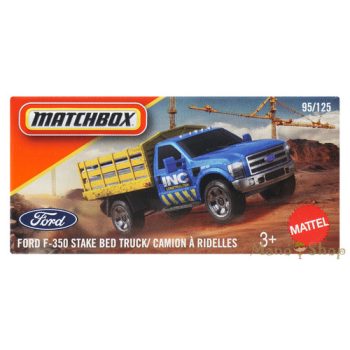   Matchbox - Ford F-350 Stake Bed Truck - kisautó papírcsomagban