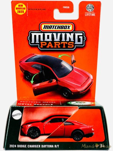 Matchbox Moving Parts - 2024 Dodge Charger Daytona R/T - nyitható kisautó