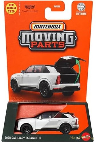 Matchbox Moving Parts - 2025 Cadillac Escalade IQ - nyitható kisautó
