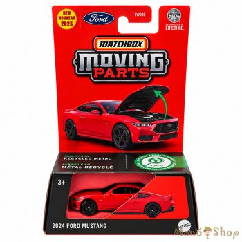   Matchbox : Moving Parts : 2024 Ford Mustang fém kisautó nyitható elemmel