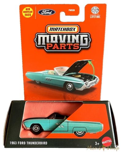 Matchbox Moving Parts - 1963 Ford Thunderbird - nyitható kisautó