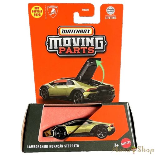 Matchbox Moving Parts - Lamborghini Huracán Sterrato - nyitható kisautó